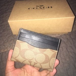Coach card holder